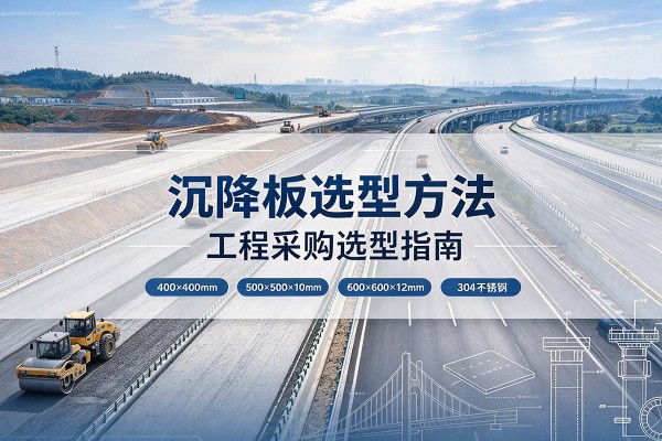 黄浦区沉降板选择方法