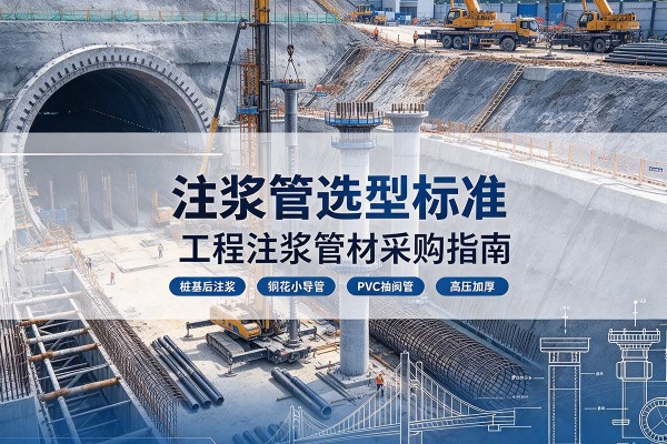黄浦区注浆管选型标准