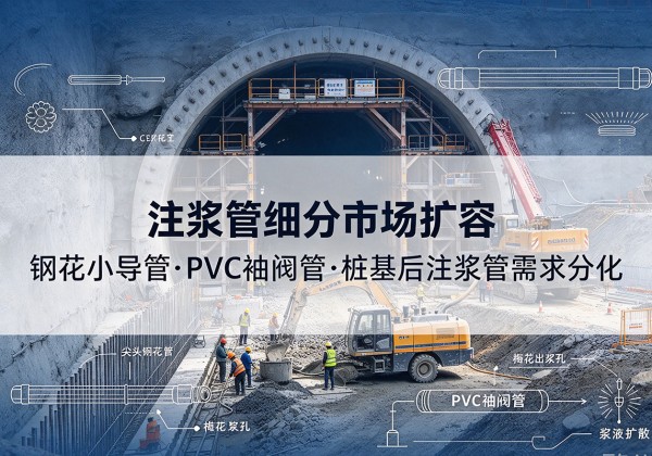 黄浦区注浆管细分市场扩容，隧道钢花小导管、PVC 袖阀管、桩基后注浆管需求分化