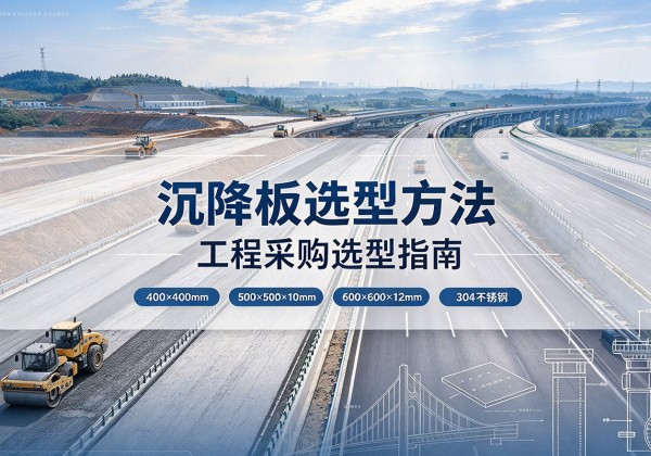 黄浦区沉降板选择方法